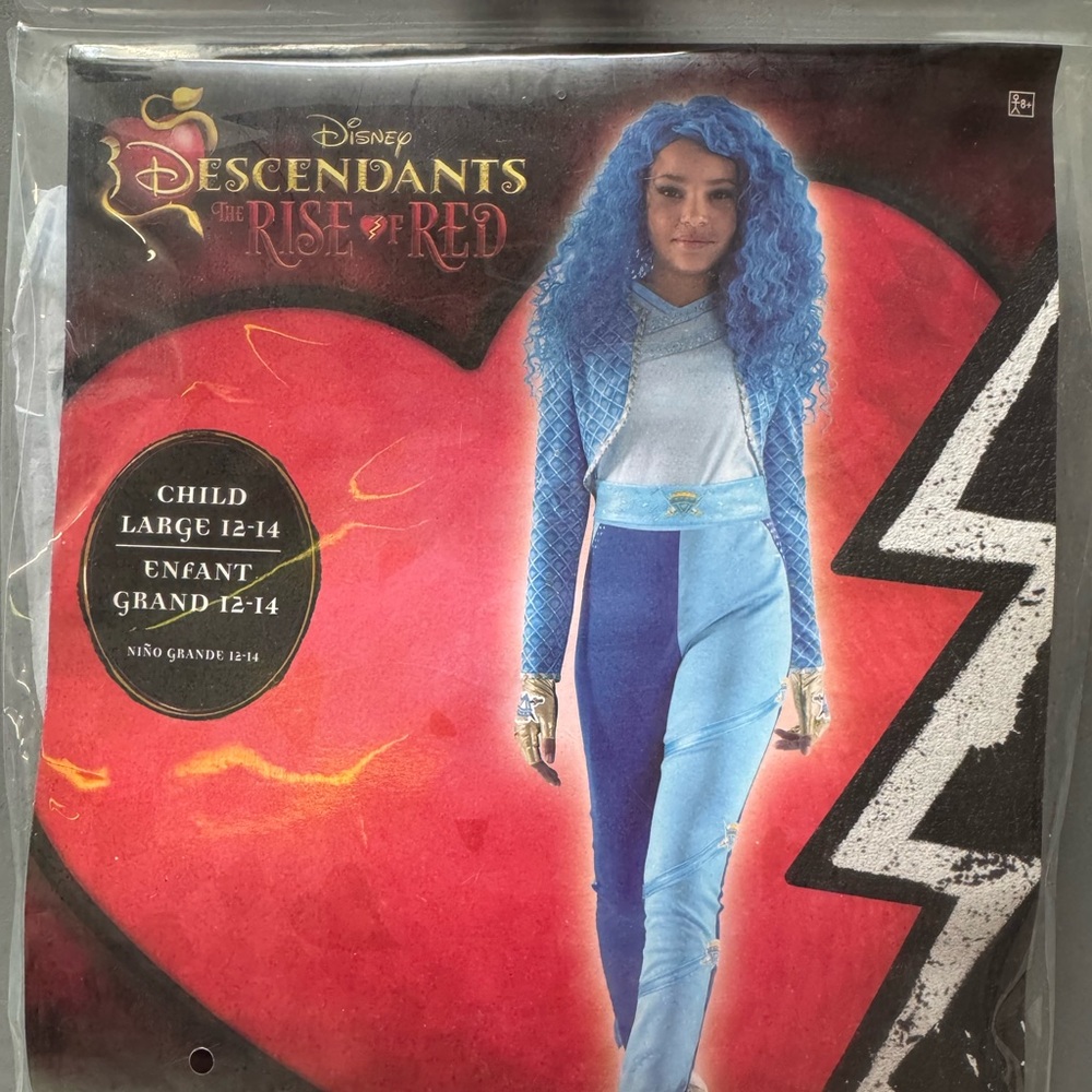 Disney Descendants Blue and White Costume for Kids
